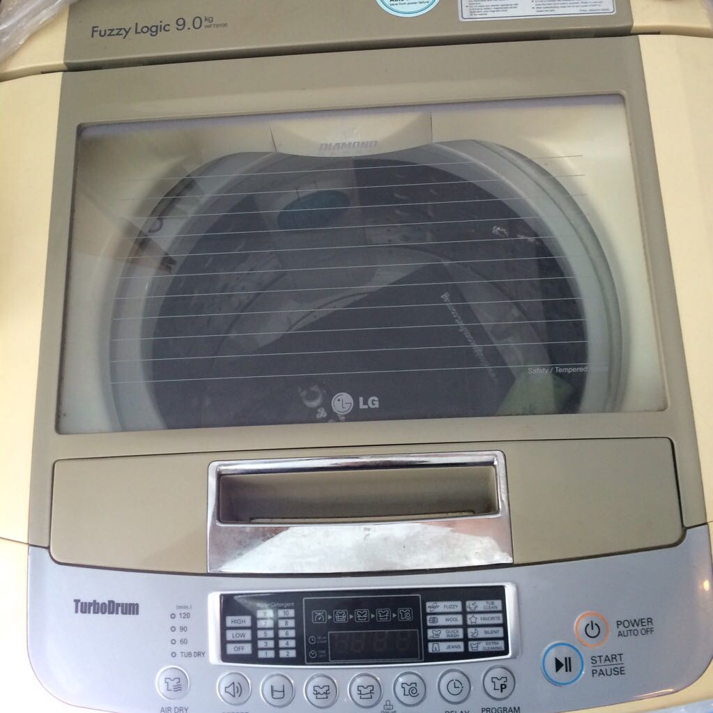 LG Fuzzy Logic 9.0kg Washing Machine, TV & Home Appliances, Washing Machines and Dryers on Carousell