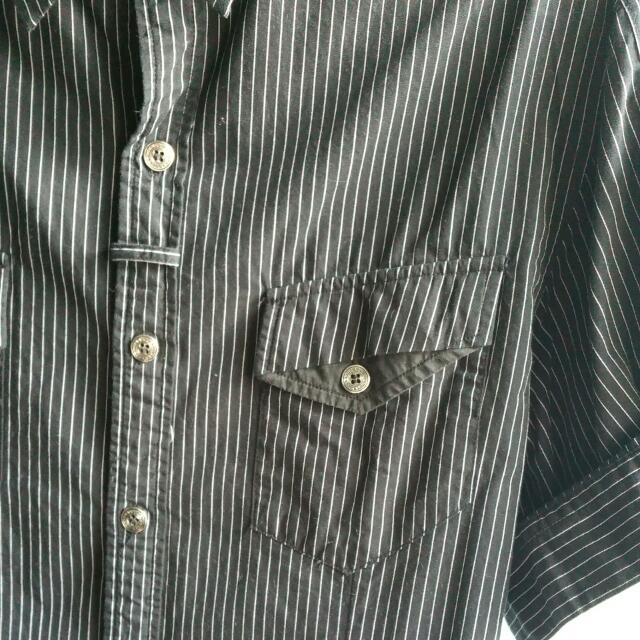 semi formal black shirt