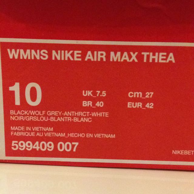 nike air max thea wolf