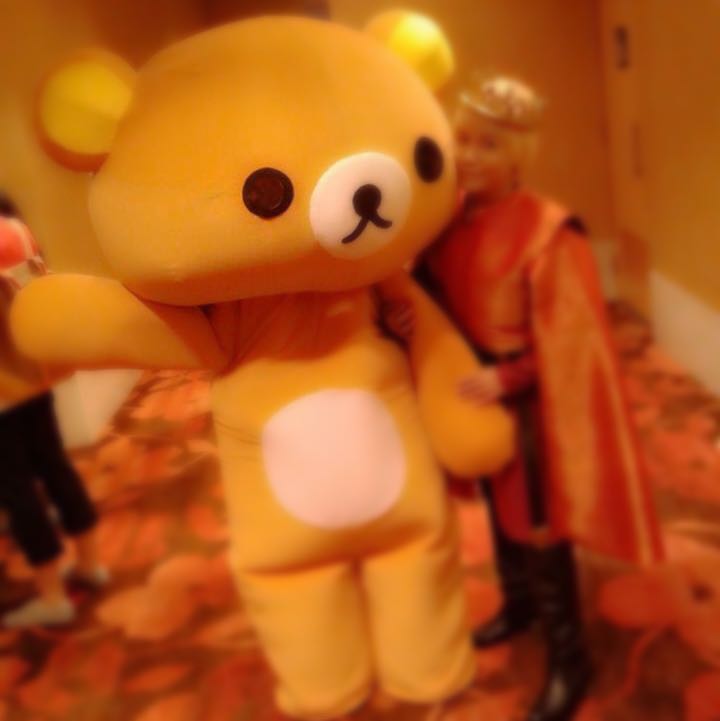 Rilakkuma Bear Mascot Costume Suit Full Body Life Sized, Hobbies & Toys