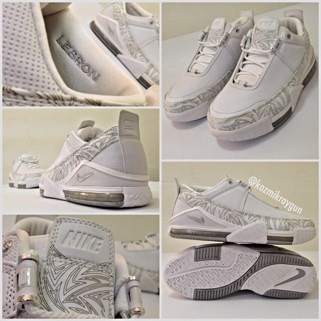 nike lebron 2 white