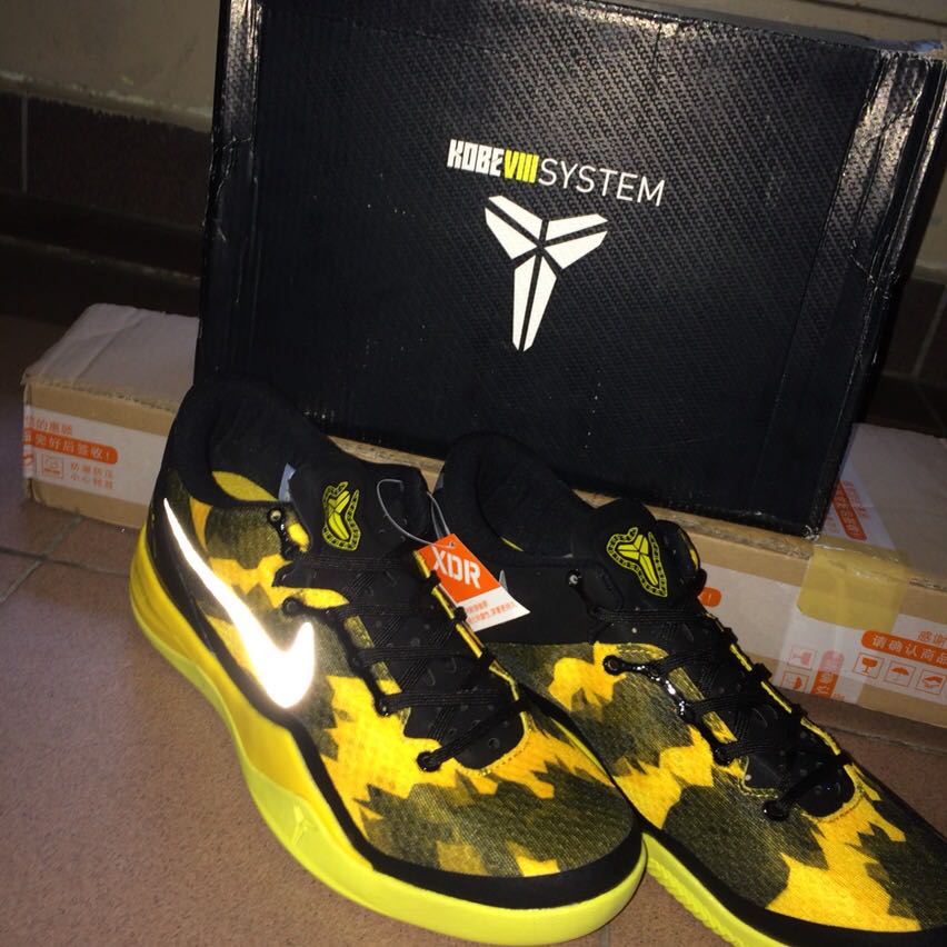 kobe 8 yellow black