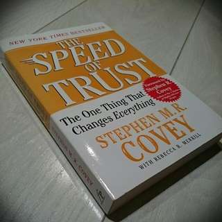 The Speed Of Trust BY Steven Covey