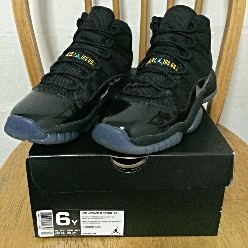 Jordan 11 gamma deals blue gs
