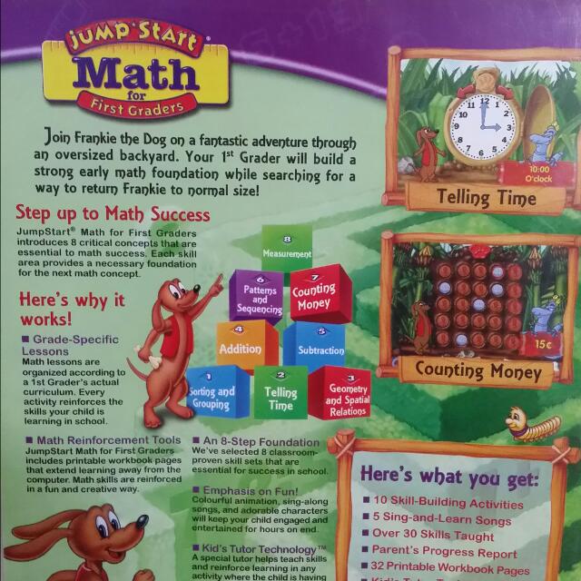 Jumpstart Maths For First Graders, Hobbies & Toys, Books & Magazines