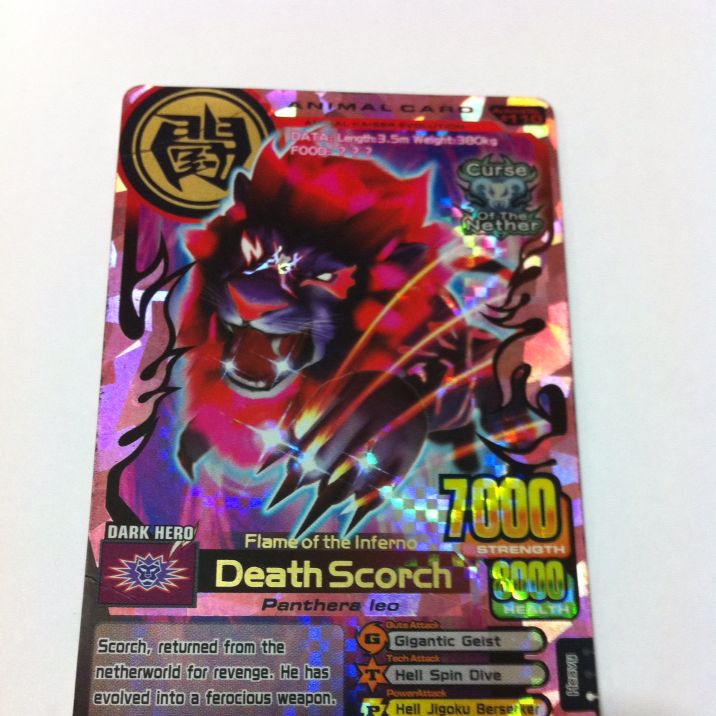 Ultra Animal Kaiser Card (Death Scorch), Toys & Games on ...