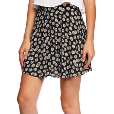 Black daisy skirt Clearance