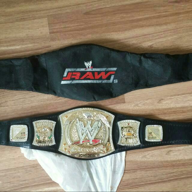 Wwe Championship Spinner Replica Title Belt Youth size, Hobbies & Toys ...