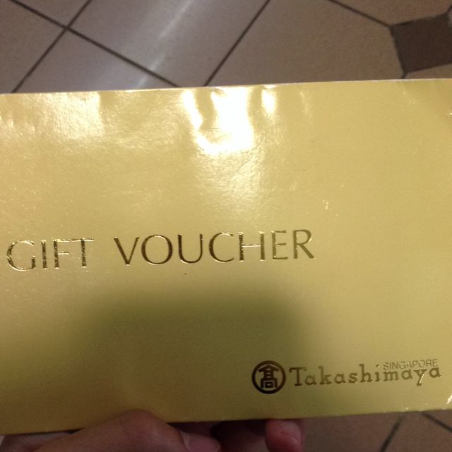 Takashimaya Gift Voucher Pending Tickets Vouchers Vouchers On Carousell