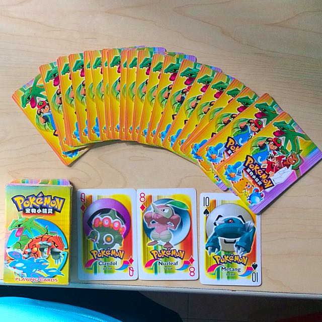 Authentic Pokemon Poker Cards (Full Set), Hobbies & Toys, Toys & Games