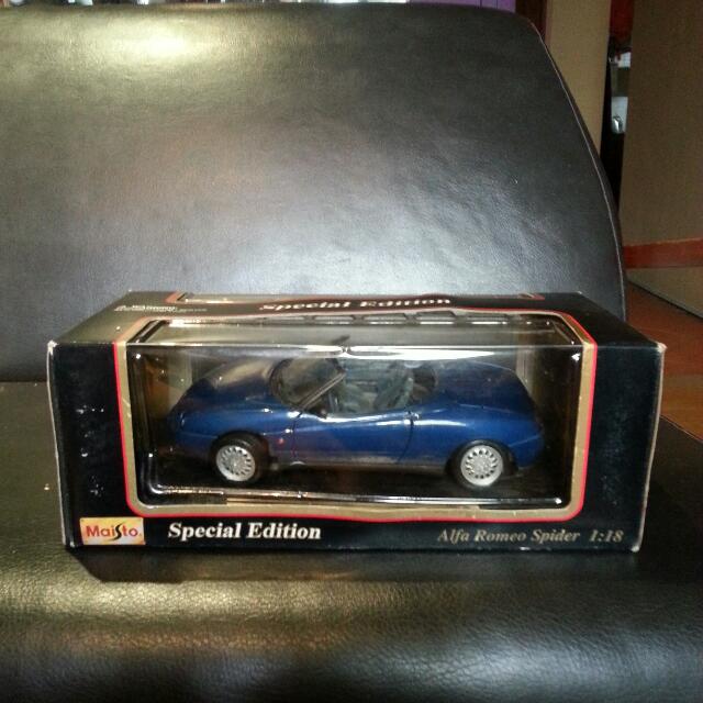 Maisto Special Edition _ Alfa Romeo Spider _ metall _ 1:18 (Neu (gemäss