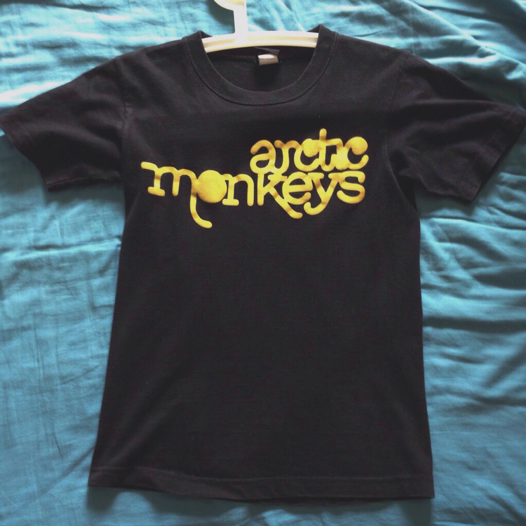 Instock Arctic Monkeys T Shirt Women S Fashion On Carousell