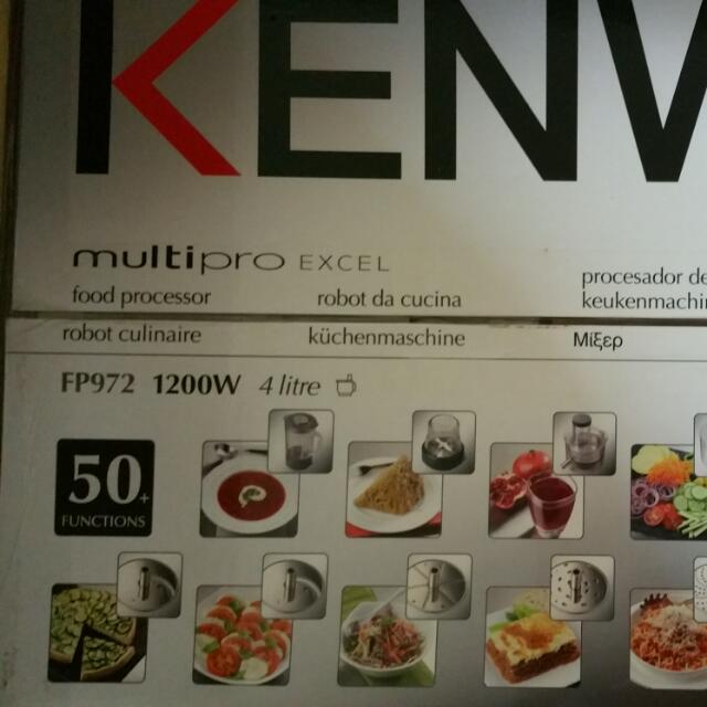 Kenwood Food Processor FP972 , TV & Home Appliances, Kitchen Appliances