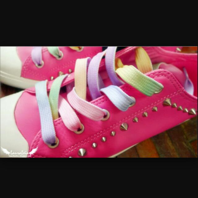 Pastel Rainbow Shoelaces , Bulletin 