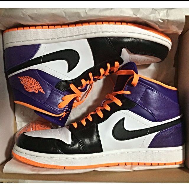 Air Jordan 1 Phoenix Suns Men S Fashion Footwear Sneakers On Carousell