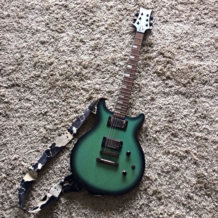 Daisy Rock Stardust Series Elite Blue Mermaid 6 string Electric Guitar