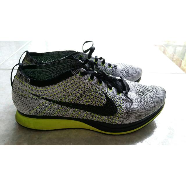 flyknit racer oreo volt