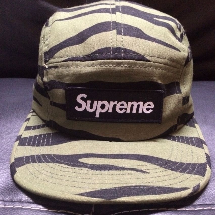 Supreme Zebra Camp Cap reserved 12 1 Men s Fashion Watches