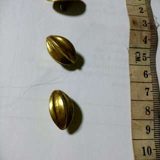 Vintage 3 Piece Chinese/ Peranakan Buttons/ Keronsang