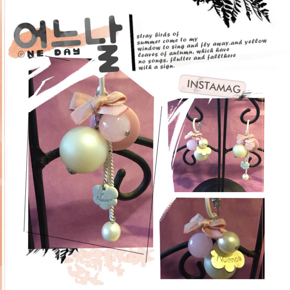 Nuance earrings korean on sale