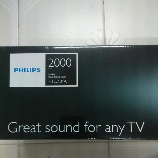 PHILIPS Soundbar HTL2101A, Computers & Tech, Parts & Accessories