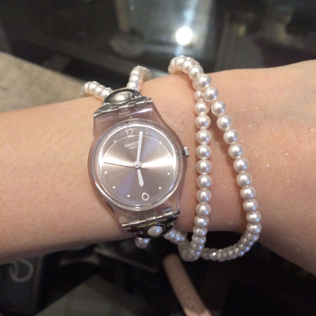 Swatch pearl bracelet watch online