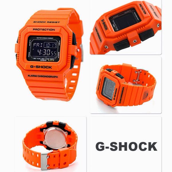 G Shock LIMITED RESCUE ORANGE DW D5500MR 4dr Sports Equipment