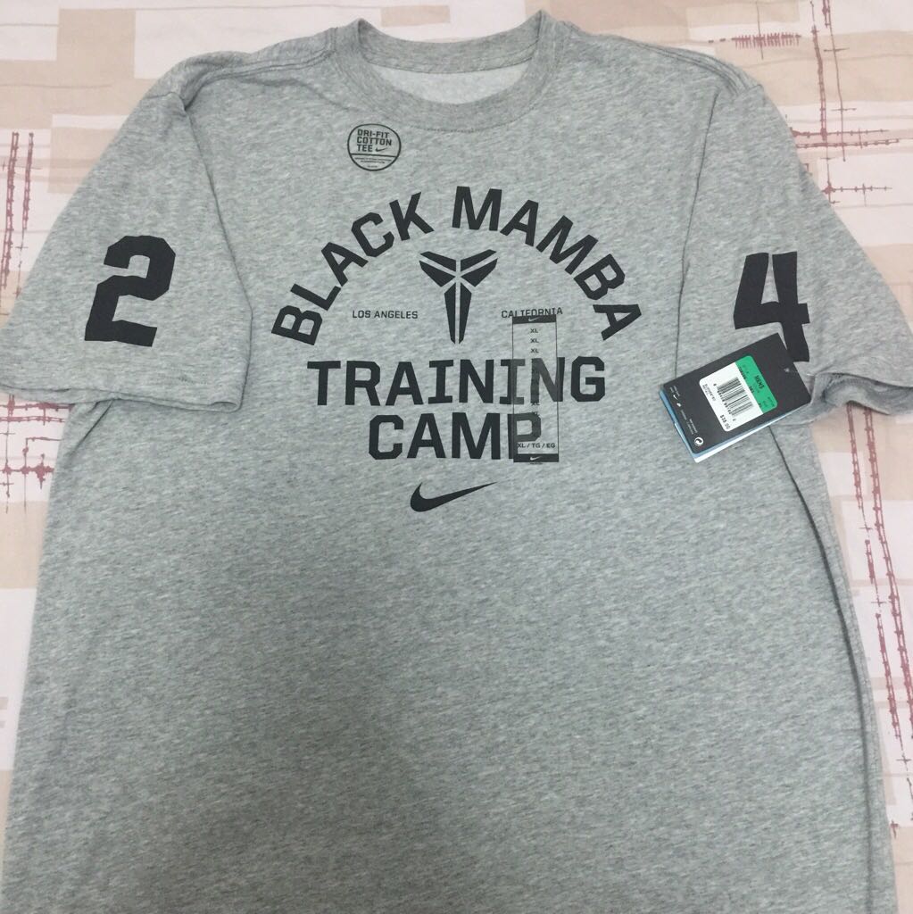 black mamba training camp shirt nike