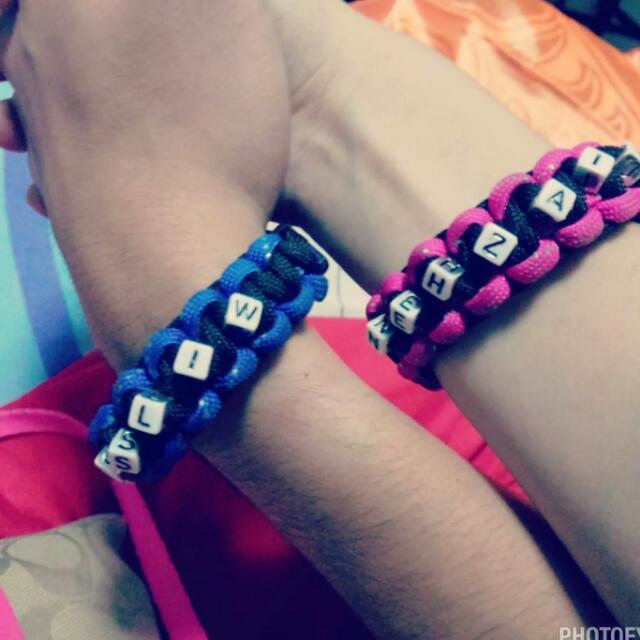 couple paracord bracelet