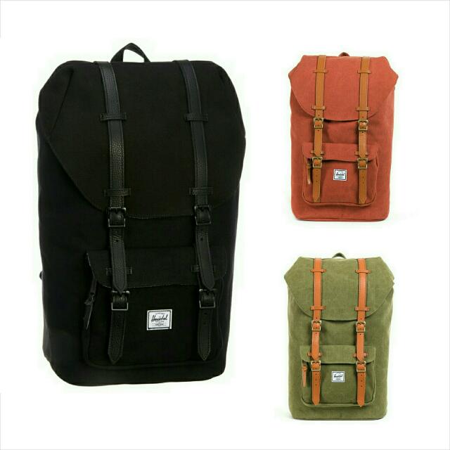 Herschel Heavyweight Cotton Canvas Little America Backpack, Men's Fashion, Bags, Backpacks on