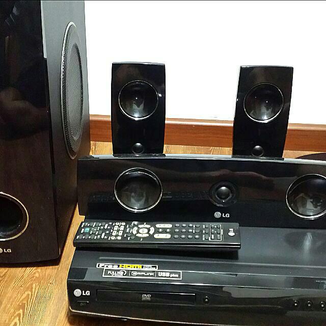 LG home theatre sound system (price reduced), Furniture & Home Living