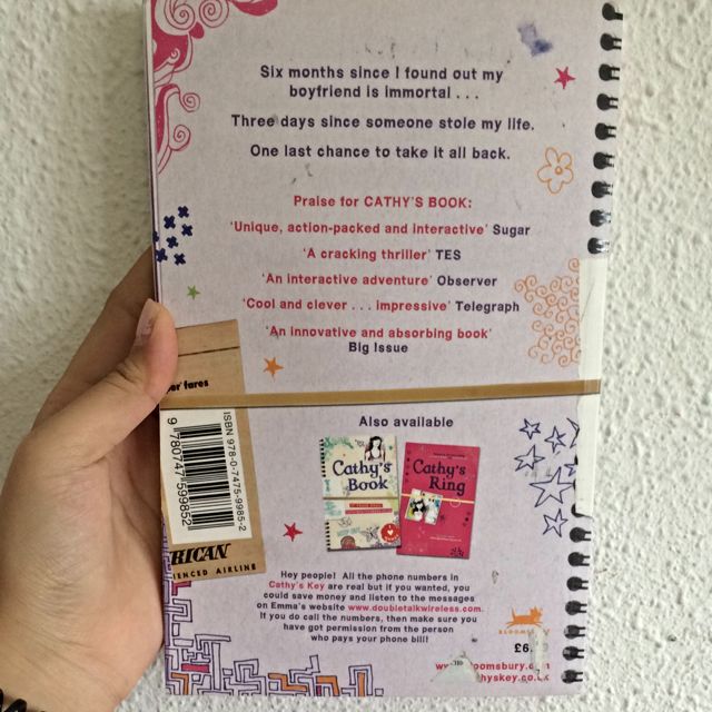 Cathy S Key Sequel To Cathy S Book Books Stationery On Carousell