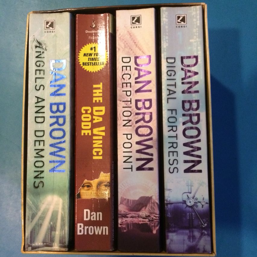 Dan Brown Set Of 4 Books Books Stationery On Carousell