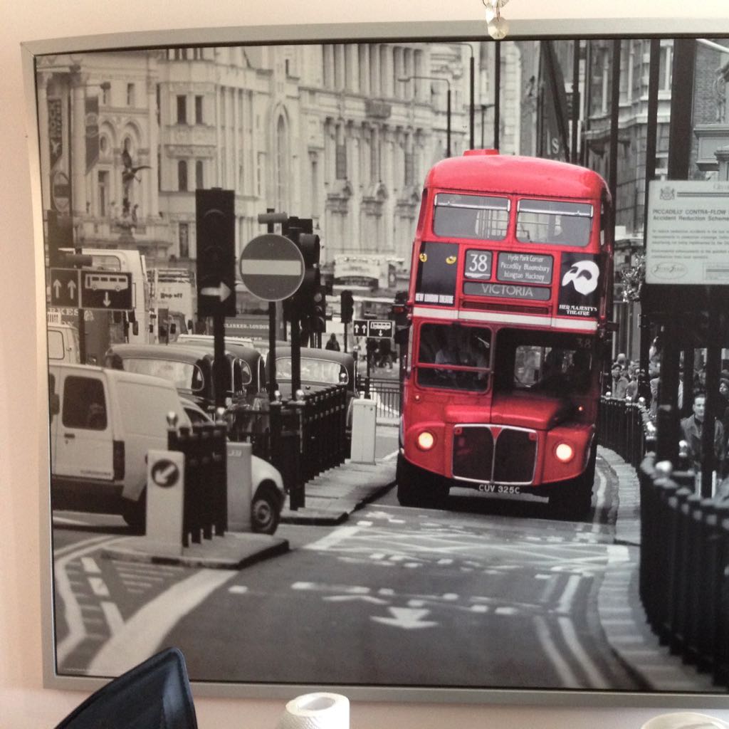 Keizer gastvrouw verbrand IKEA London Bus Picture Frame, Furniture & Home Living, Home Decor, Frames  & Pictures on Carousell