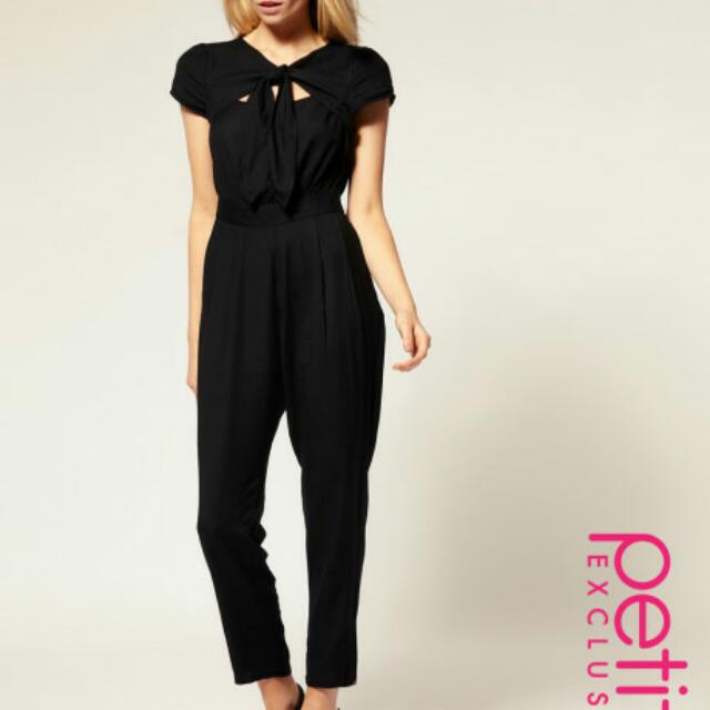 black jumpsuit petite uk
