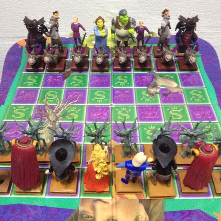 美中古】⭐︎2004年当時物⭐︎シュレック チェスSHREK CHESS
