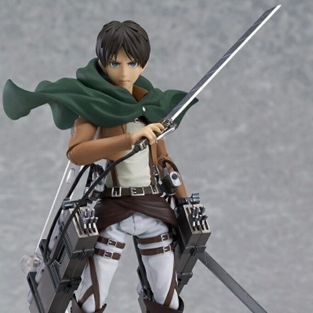 Figurine Géante Eren Yeager / Mikasa / Levi - Attaque Des Titans - Modèle Articulé PVC 15cm Pour Collection Et Décoration