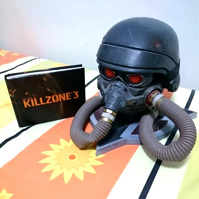 Killzone 3 Helghast Helmet With Art Book Toys Games On Carousell It also contains an art book. carousell