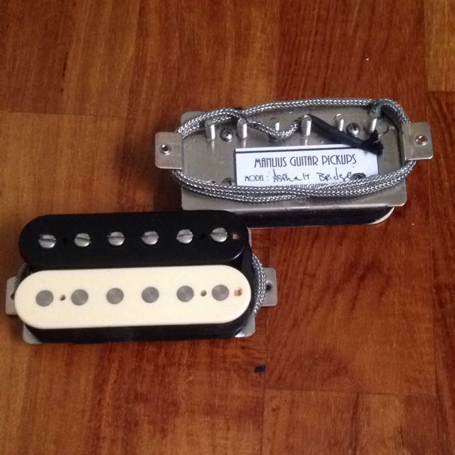 Manlius Asphalt Humbucker Set, Hobbies & Toys, Music & Media, Music