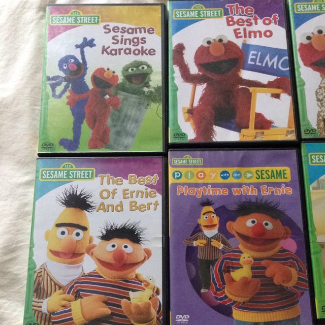 Sesame Street DVD, Hobbies & Toys, Toys & Games on Carousell