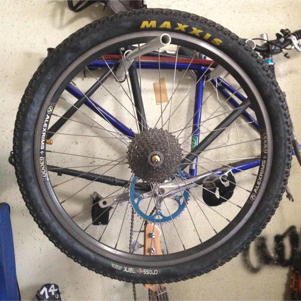 MTB Rear Wheel Alexrims G3000 (USED), Sports Equipment, Bicycles ...