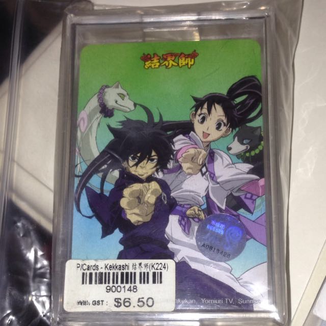 Get Wallpaper Bn Kekkaishi Anime Poker Cards Toys Games On Carousell For iPhone Free