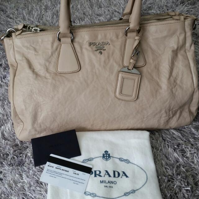 Prada nappa antique bag sales