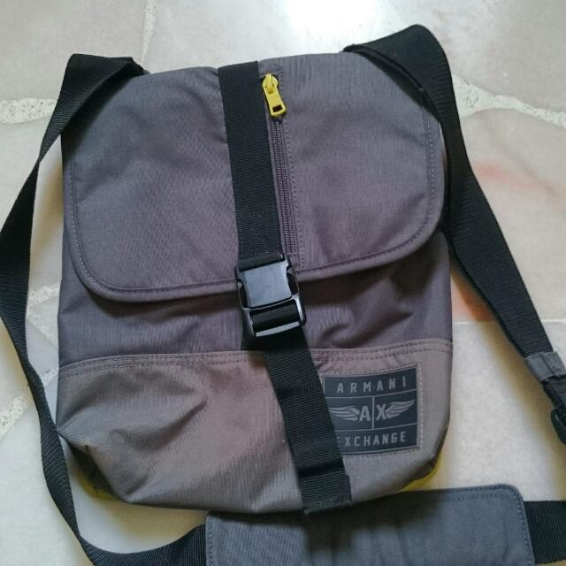 armani exchange sling bag for mens
