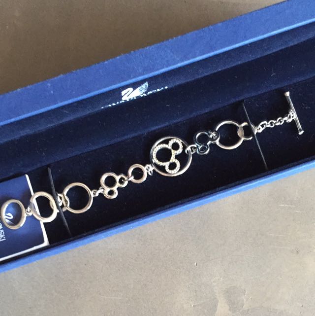 Swarovski Mickey Mouse Bracelet price Reduce Women s Fashion Jewelry Organisers Bracelets on Carousell