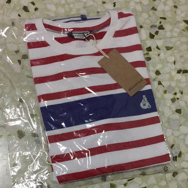 Asap rocky red and white striped shirt best sale
