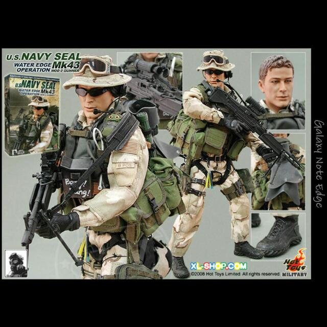 Hot Toys Navy Seal Water Edge Operation Mk43 (Very Hot Military Soldier  Story Dam Toys Very Cool Sideshow 12inch Figures Etc)