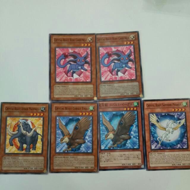 YuGiOh Secrets Of Evolution Crystal Beast Set OCG, Hobbies & Toys, Toys