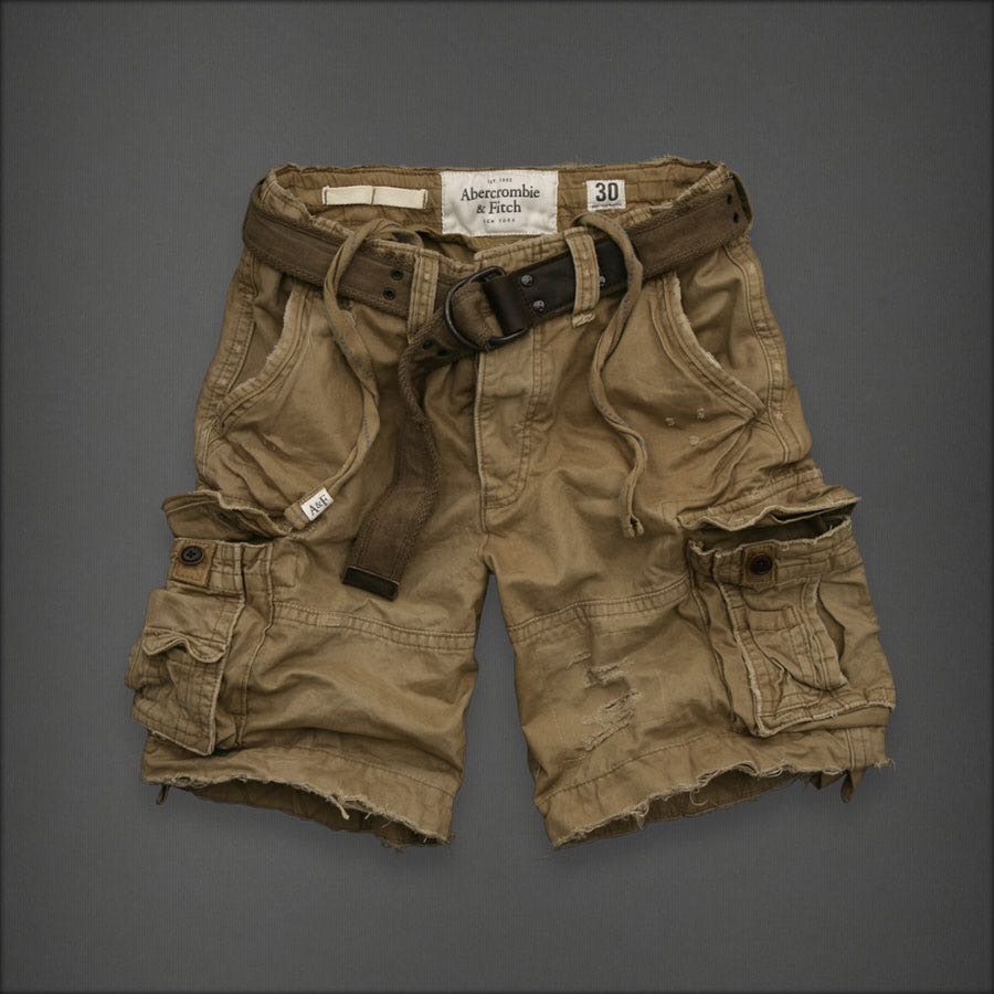 cargo shorts abercrombie