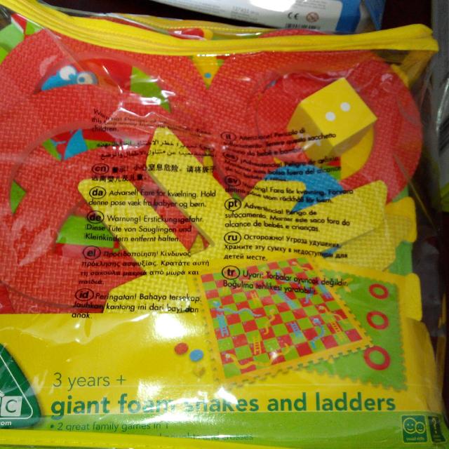 Elc Snake N Ladders Foam Mat Bn Toys Games On Carousell